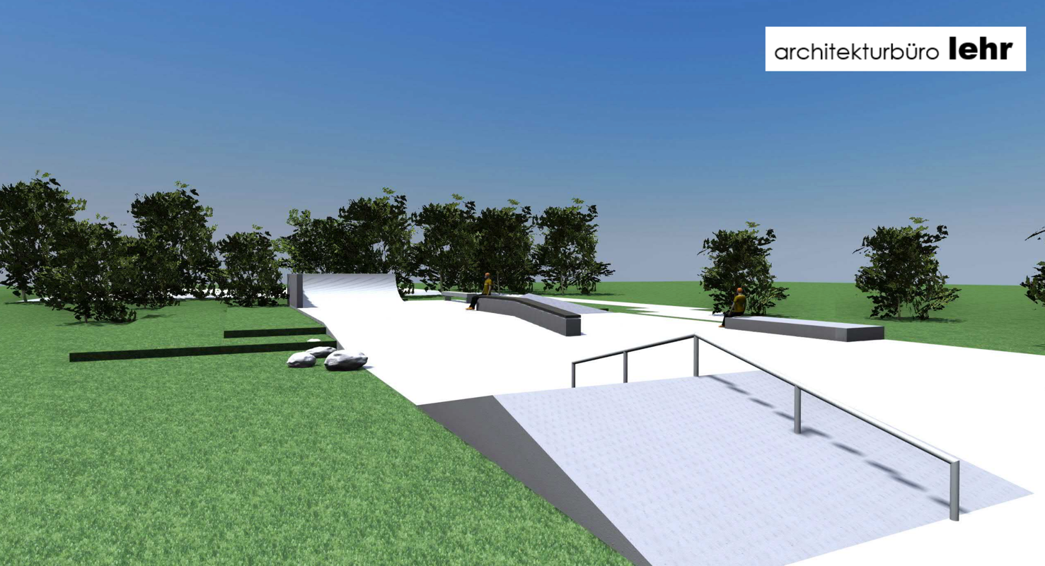 Entwurf Skatepark Mahlstetten